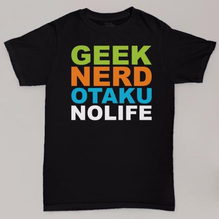 T-shirt geek nerd otaku nolife