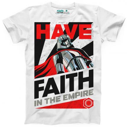T-shirt Star Wars avec le chef des stormtroopers, Phasma. Have faith in the empire !