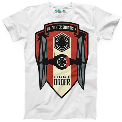 T-shirt Star Wars du premier ordre  First Order tie fighter squadron 