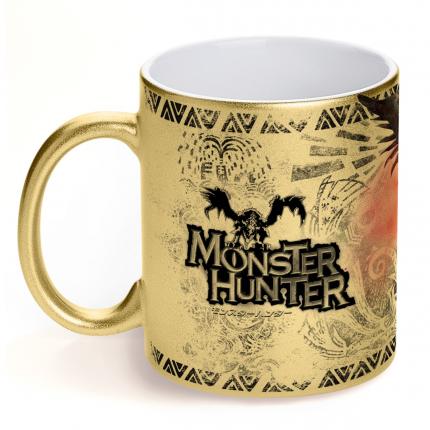 Mug Monster Hunter collector, édition spéciale gold.